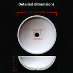 Bathroom Vessel Sink, Circular Design