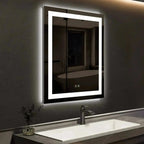 20 x 28  Inch Center Glow LED Bathroom Mirror