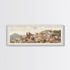 The Historic Town of Guanajuato COUNTRY Travel Poster Print, Framed Canvas Print, COUNTRY Travel Art, Wood Framed Art, Wall Hanging, Home Decor