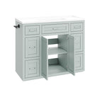 48" Mint Green Bathroom Vanity