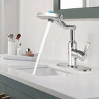 LED Temperature Display Bathroom Faucet with Digital Screen