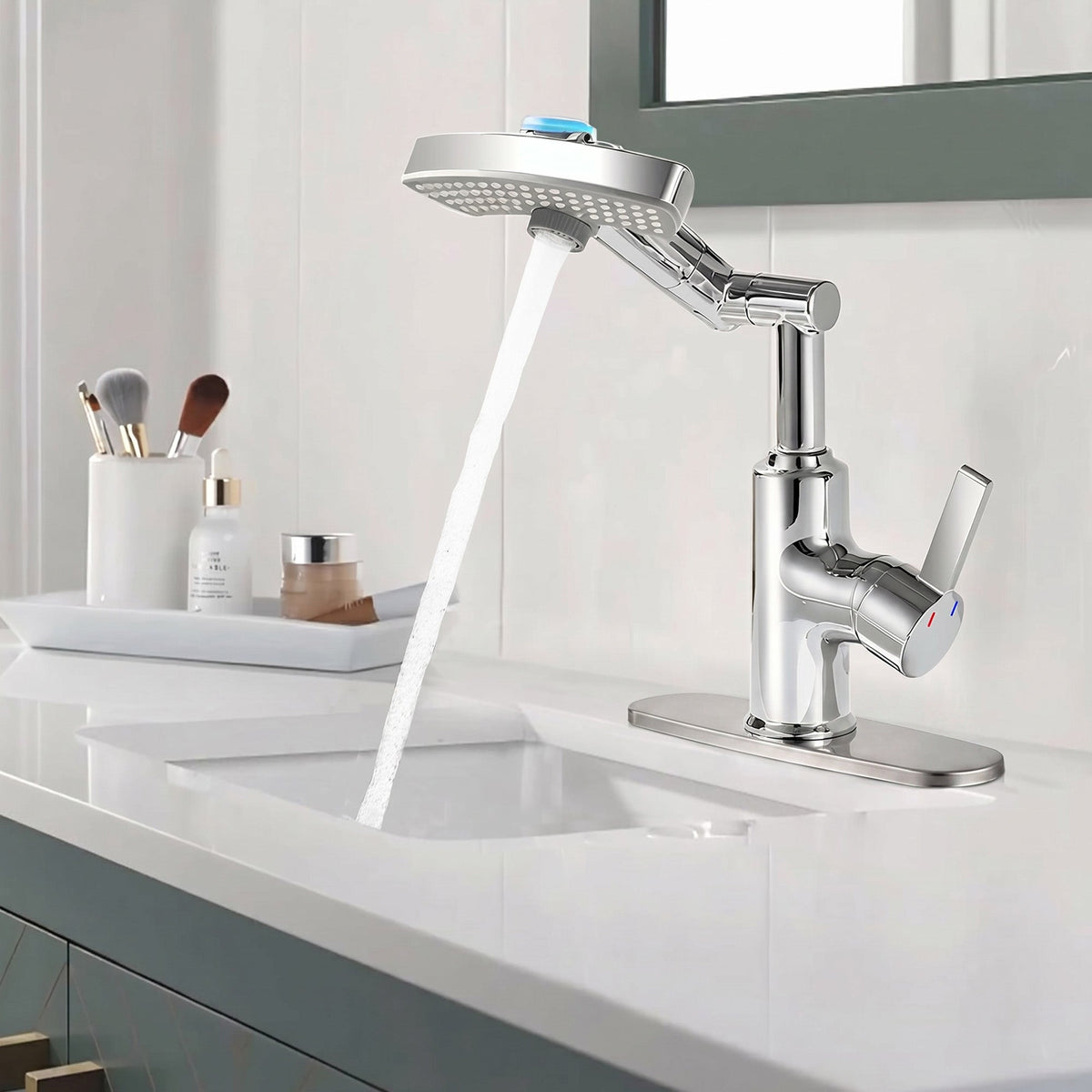 LED Temperature Display Bathroom Faucet with Digital Screen