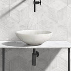 Bathroom Vessel Sink, Circular Design