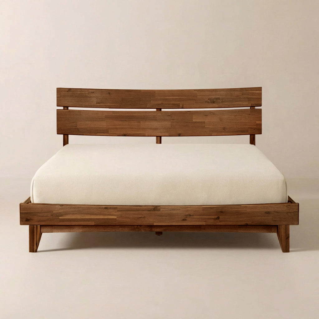 Aurora Solid Wood Bed Frame
