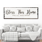 Bless This Home Sign