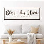 Bless This Home Sign