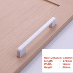 Handles Drawer Cabinet Furniture Kitchen Handles For Cabinet Knob Door Drawer Furniture Kitchen Knob Simplicity White Stainless Steel Hollow Tube  Bar Drawer Pulls Cupboard Knob For Kitchen Furniture Hardware