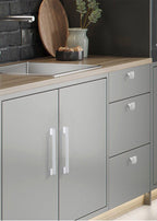 Handles Drawer Cabinet Furniture Kitchen Handles For Cabinet Knob Door Drawer Furniture Kitchen Knob Simplicity White Stainless Steel Hollow Tube  Bar Drawer Pulls Cupboard Knob For Kitchen Furniture Hardware