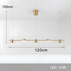 LED Pendant Light Kitchen - Modern Light for Bar, Dining Room, and Table