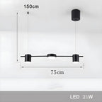 LED Pendant Light Kitchen - Modern Light for Bar, Dining Room, and Table