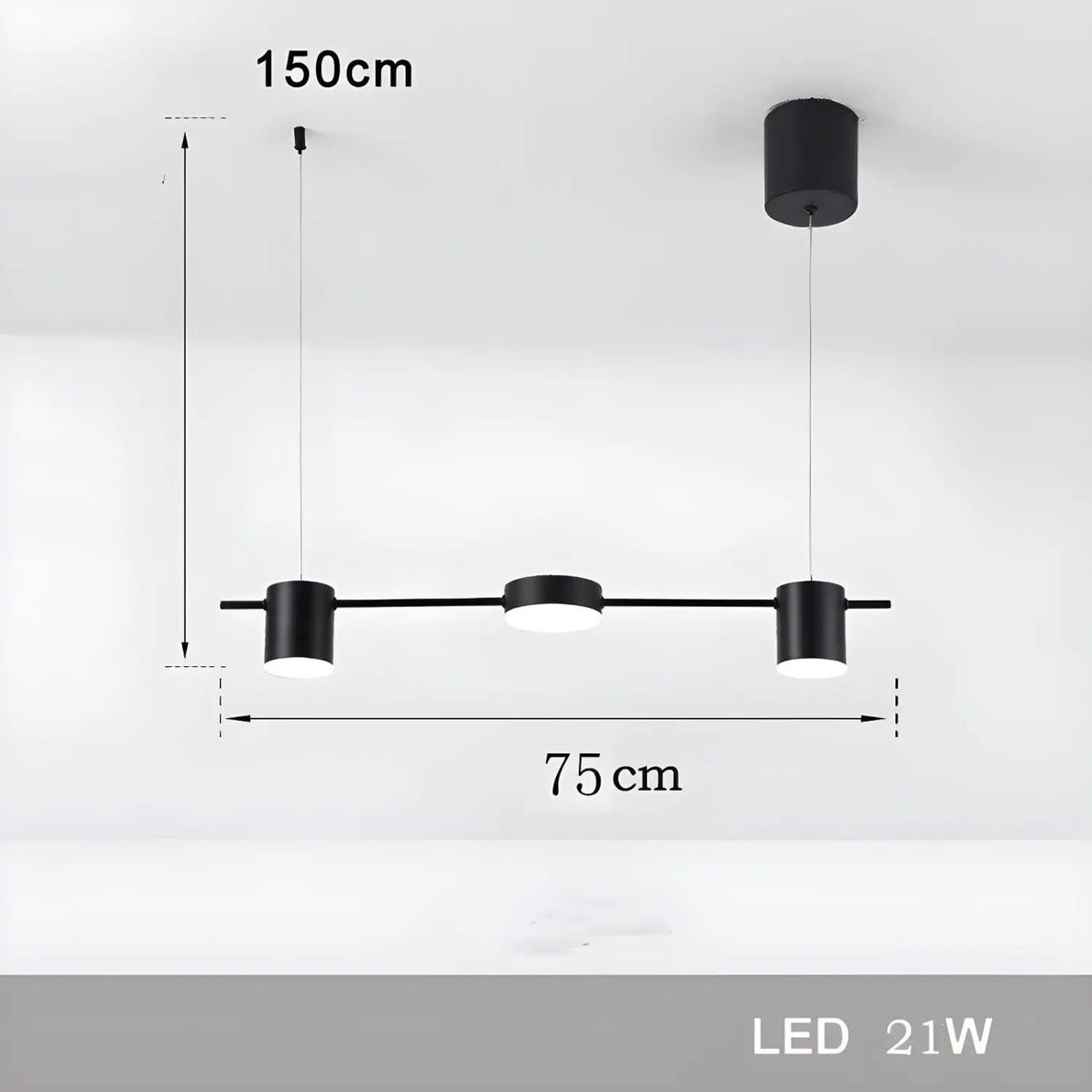 LED Pendant Light Kitchen - Modern Light for Bar, Dining Room, and Table