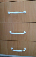 Handles Drawer Cabinet Furniture Kitchen Handles For Cabinet Knob Door Drawer Furniture Kitchen Knob Simplicity White Stainless Steel Hollow Tube  Bar Drawer Pulls Cupboard Knob For Kitchen Furniture Hardware