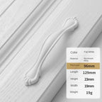 Handles Drawer Cabinet Furniture Kitchen Handles For Cabinet Knob Door Drawer Furniture Kitchen Knob Simplicity White Stainless Steel Hollow Tube  Bar Drawer Pulls Cupboard Knob For Kitchen Furniture Hardware