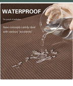Sofa Cover Waterproof Waffle Sofa Cover All-Inclusive Thick  Sofa Towel Waterproof Sofa Cushion Waterproof Couch Cover Dual Waterproof Sofa Cover Stretch Jacquard Sofa Slipcover Leakproof Furniture Protector For Kids
